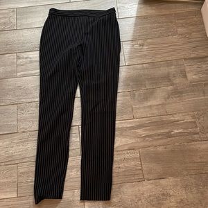 Theory Size 10 Striped Work Pants